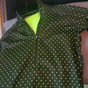 Black and green nike jacket